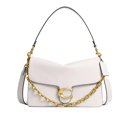 Coach Women's Chain Tabby Shoulder Bag 30 Brass/Chalk