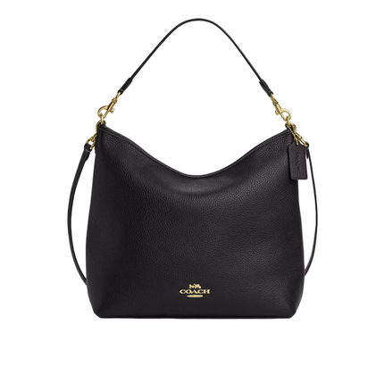 Coach Women's Laurel Large Shoulder Bag Gold/Black