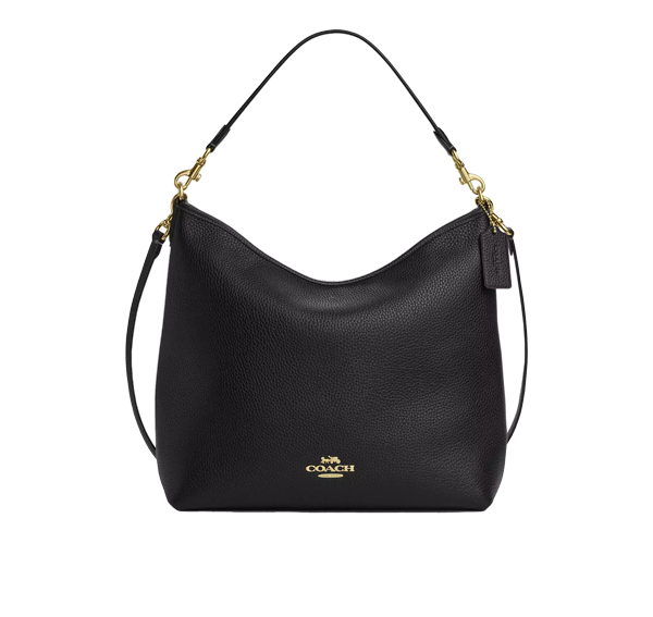 Coach Women's Laurel Large Shoulder Bag Gold/Black