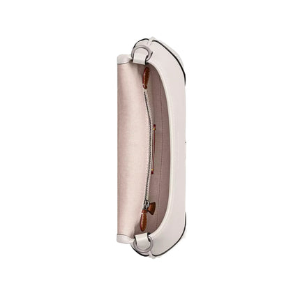 Coach Women's Soho Flap Bag In Regenerative Leather Silver/Chalk