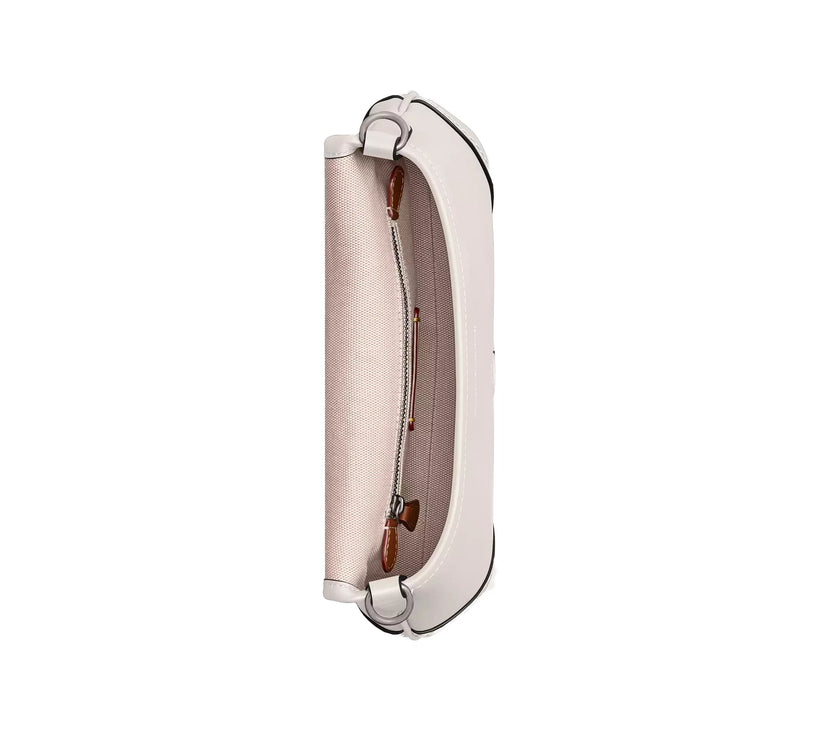 Coach Women's Soho Flap Bag In Regenerative Leather Silver/Chalk