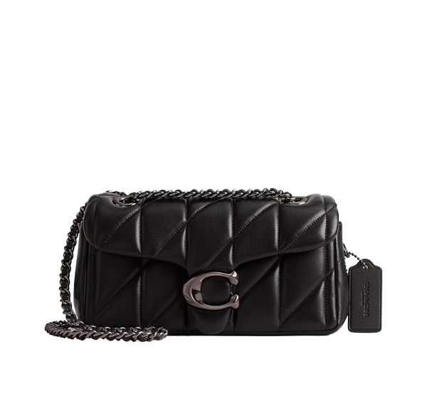 Coach Women's Tabby Shoulder Bag 20 With Pillow Quilting Pewter/Black