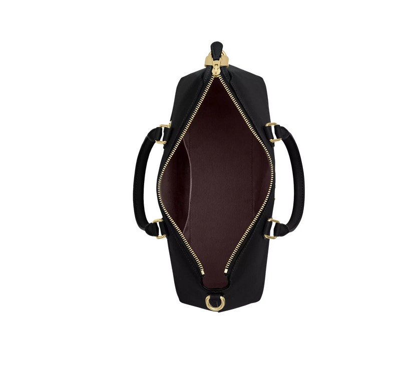 Coach Women's Georgia Satchel Bag Gold/Black