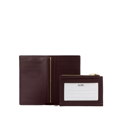 Coach Women's 2 In 1 Wallet Gold/Espresso