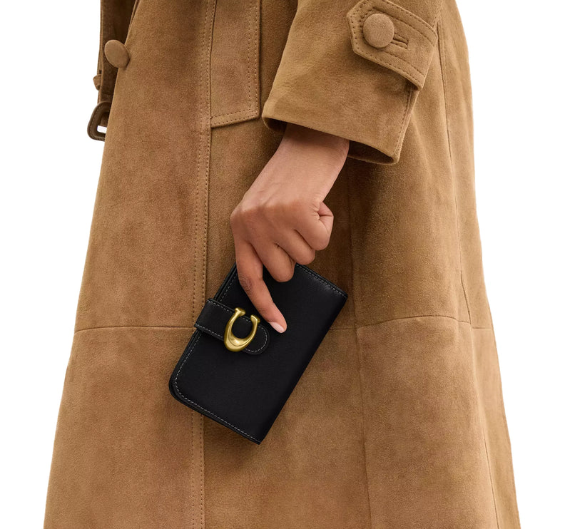 Coach Women's Tabby Wallet Brass/Black