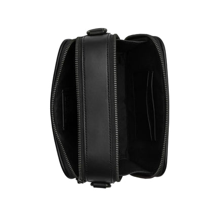 Coach Unisex Wyatt Crossbody Bag In Signature Canvas Gunmetal/Charcoal/Black