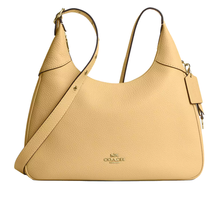 Coach Women's Ella Shoulder Bag Gold/Soft Yellow