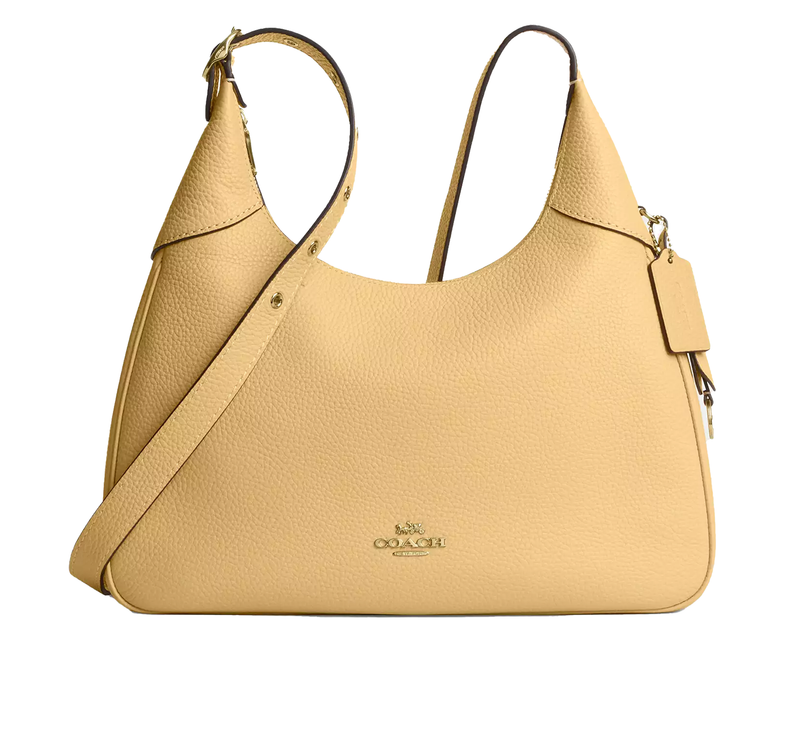 Coach Women's Ella Shoulder Bag Gold/Soft Yellow