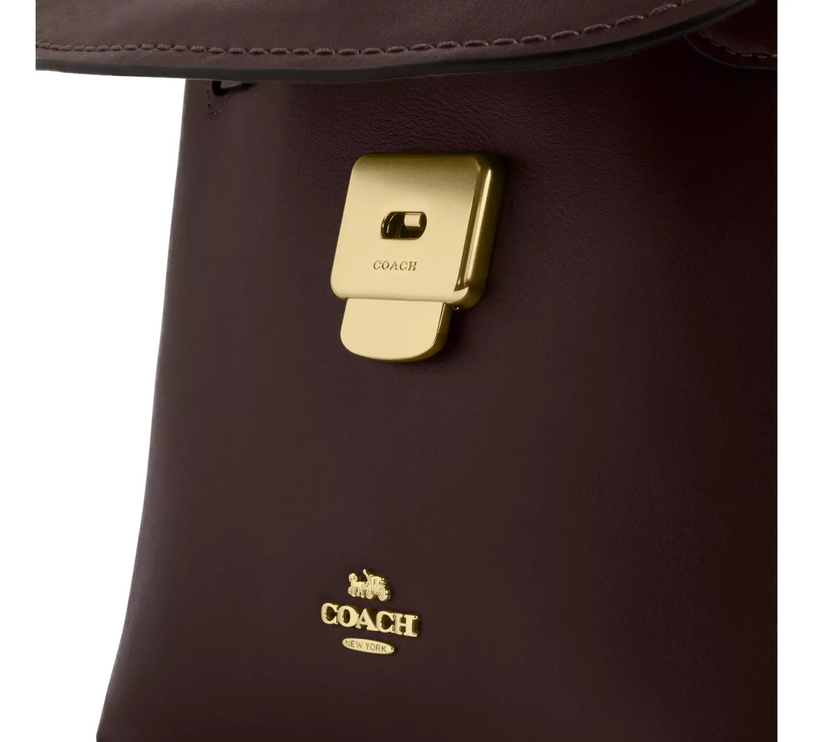 Coach Women's Emory Top Handle Bag Gold/Espresso