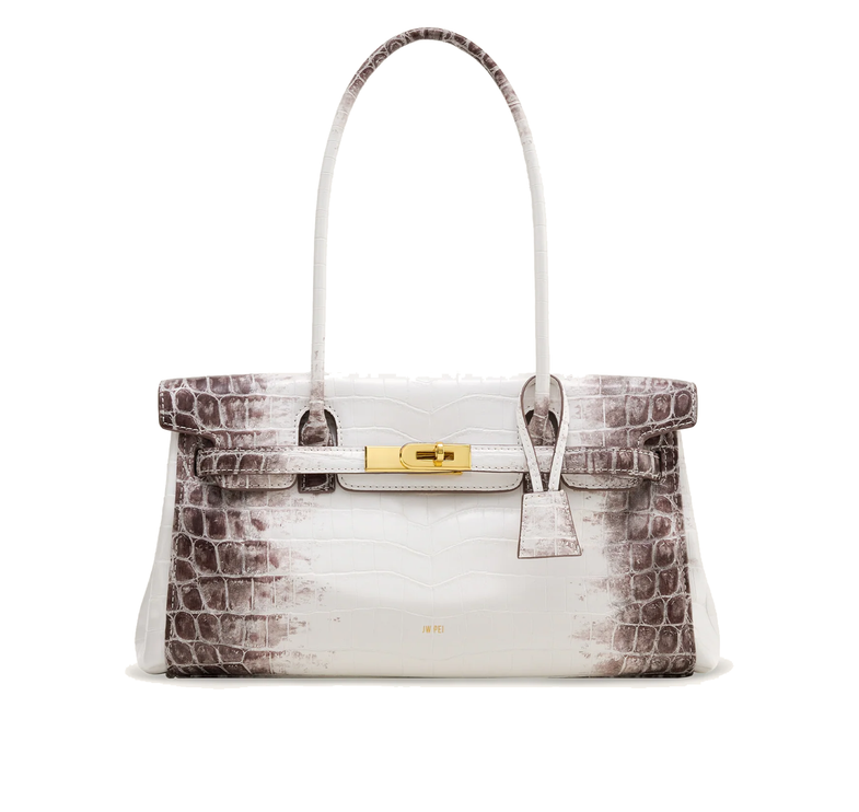 JW PEI Women's Yara Shoulder Bag - White Croc