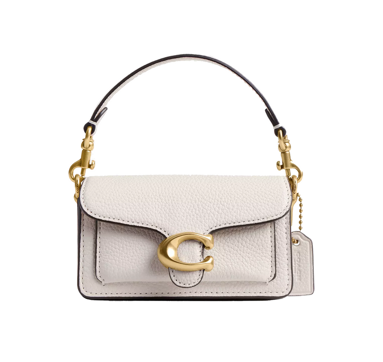 Coach Women's Tabby Bag 12 Brass/Chalk