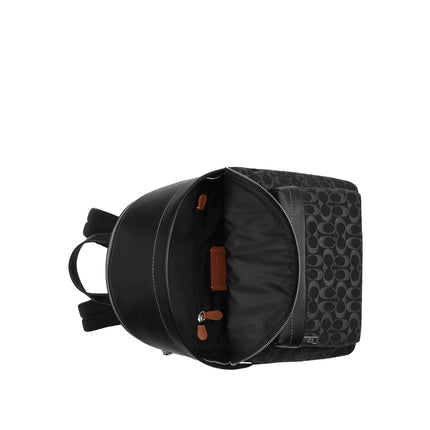 Coach Unisex Taylor Backpack In Signature Denim Silver/Black