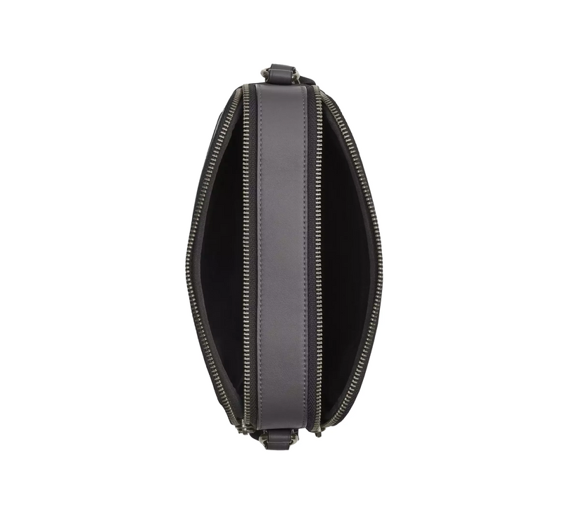 Coach Unisex Graham Crossbody Bag In Signature Canvas With Varsity Stripe Qb/Grey/Ochre/Chalk