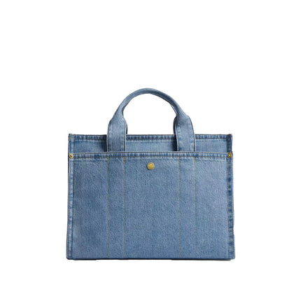 Coach Women's Cargo Tote Bag Brass/Indigo