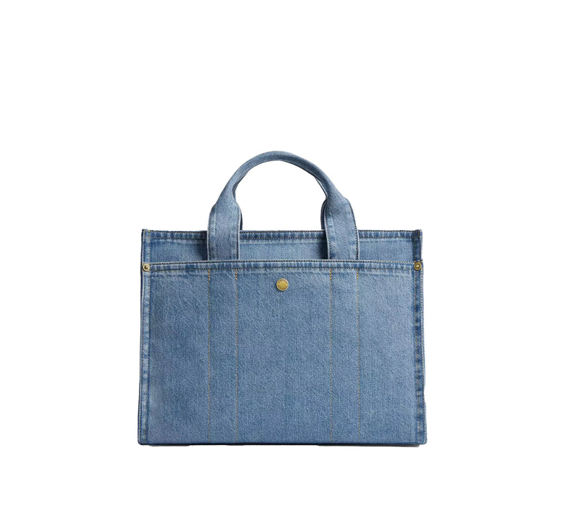 Coach Women's Cargo Tote Bag Brass/Indigo