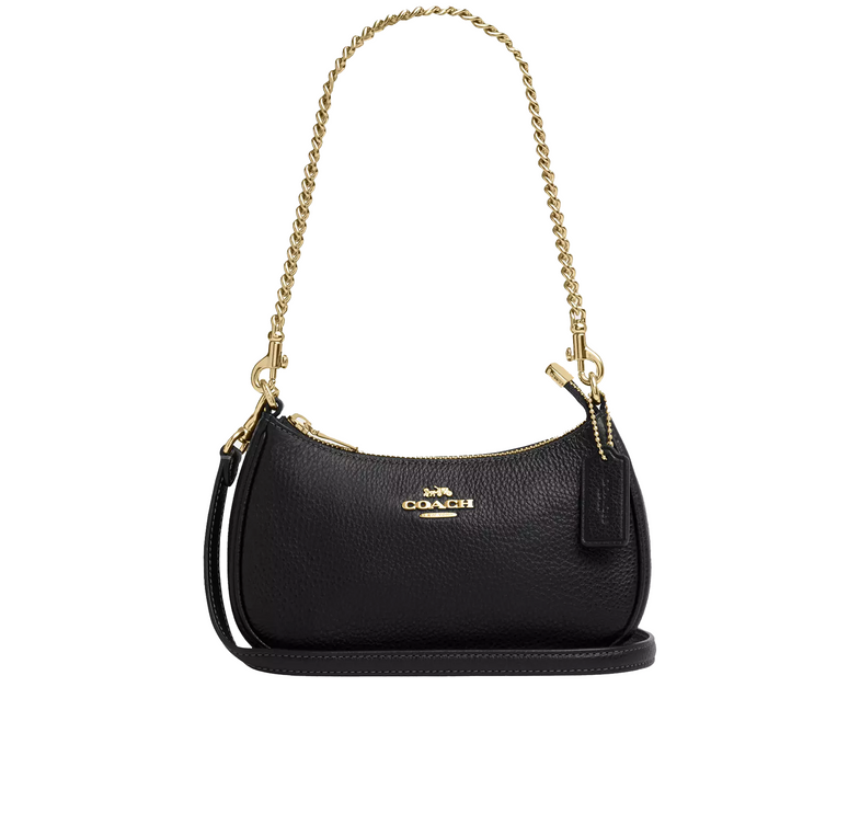 Coach Women's Teri Mini Crossbody Bag Gold/Black