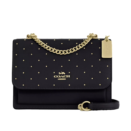 Coach Women's Klare Crossbody Bag With Rivets Gold/Black