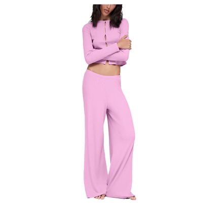 alo Women's Mid-Rise Dreamlight Straight Pant Candy Heart Pink
