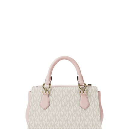 Michael Kors Women's Marilyn Small Signature Logo Messenger Bag Powder Blush Multi