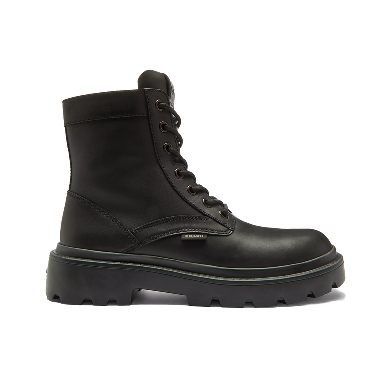 Coach Men's Combat Boot Black