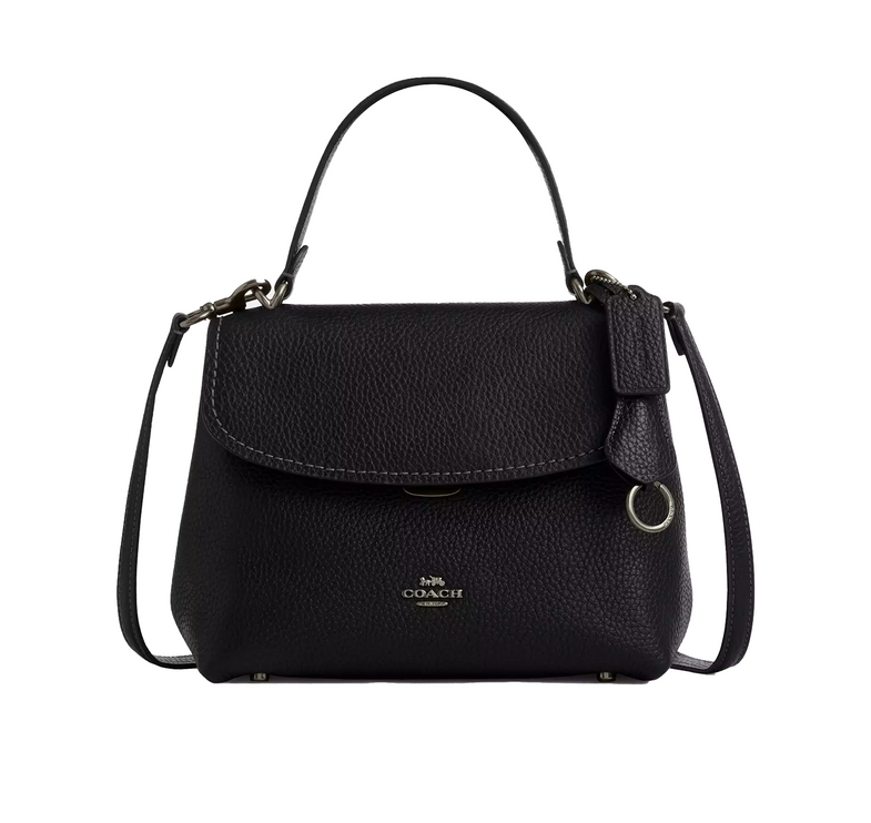 Coach Women's Emory Top Handle Bag Gunmetal/Black
