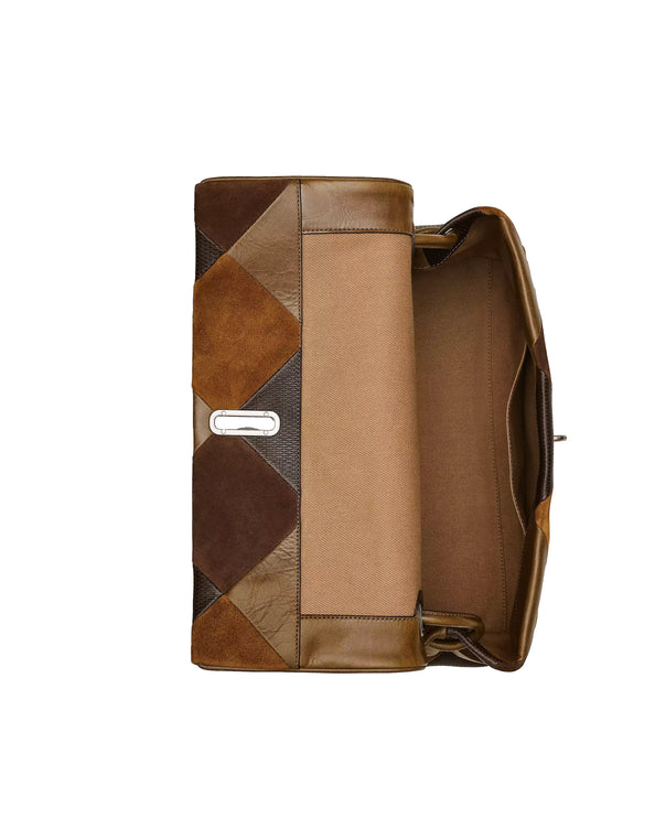 Marc Jacobs Women's The Suede Patchwork Large Dual Bag