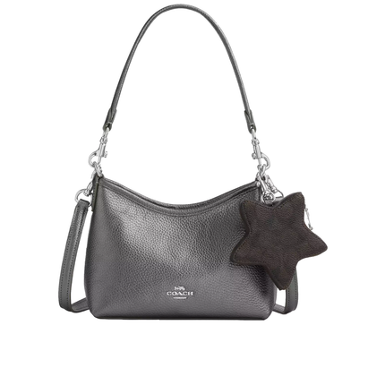 Coach Women's Laurel Small Shoulder Bag With Star Charm Silver