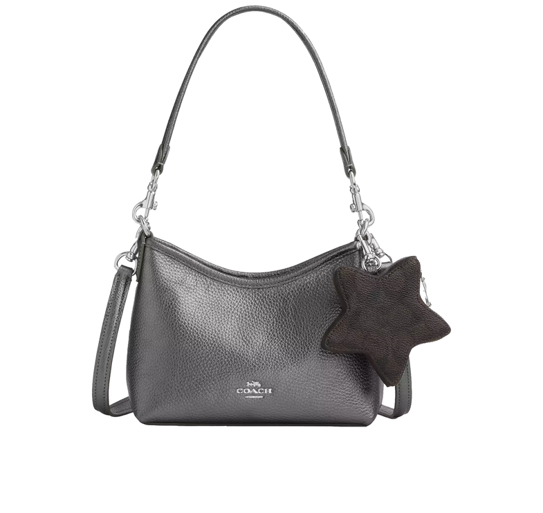 Coach Women's Laurel Small Shoulder Bag With Star Charm Silver