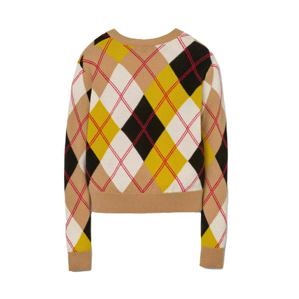 Marc Jacobs Women's Preppy Daisy Argyle Crewneck