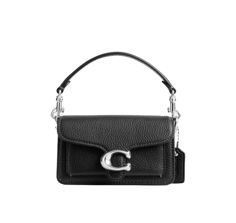 Coach Women's Tabby Bag 12 Silver/Black