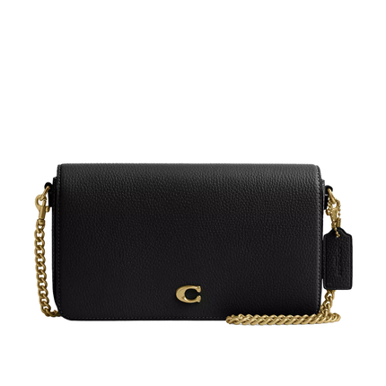 Coach Women's Mila Crossbody Bag With Signature Canvas Brass/Black