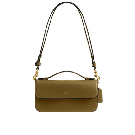 Coach Women's Elora Top Handle Crossbody Bag Brass/Muted Olive