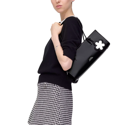 Marc Jacobs Women's The Glam Mirror Satchel Bag Black