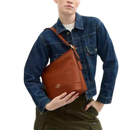 Coach Women's Jude Duffle Bag Gold/Tan