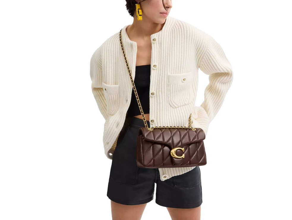 Coach Women's Tabby Shoulder Bag 26 With Pillow Quilting Brass/Maple