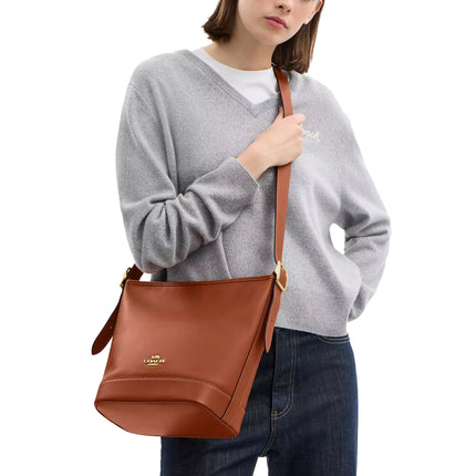 Coach Women's Jude Duffle Bag Gold/Tan