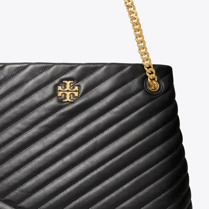 Tory Burch Women's Kira Chevron Tote Black