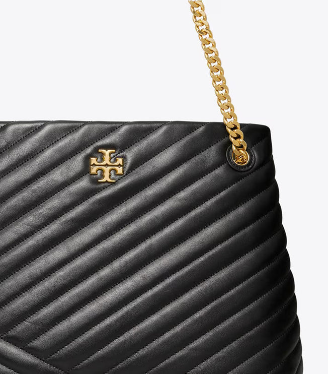 Tory Burch Women's Kira Chevron Tote Black