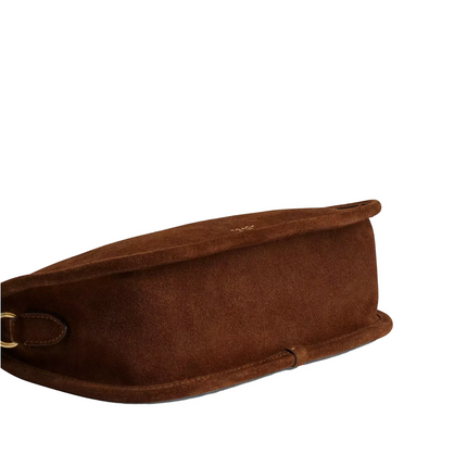 Coach Women's Waverly Bag Suede/Brass/Warm Brown