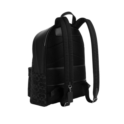 Coach Unisex Taylor Backpack In Signature Denim Silver/Black