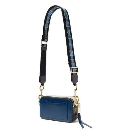 Marc Jacobs Women's The Snapshot Crossbody Bag Sea Blue Multi - Hemen Kargoda