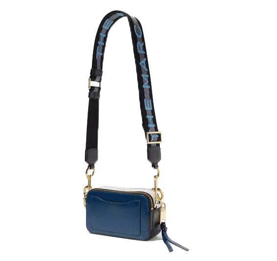 Marc Jacobs Women's The Snapshot Crossbody Bag Sea Blue Multi - Hemen Kargoda