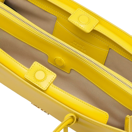 Marc Jacobs Women's The Glam Mirror Satchel Bag Joy Yellow