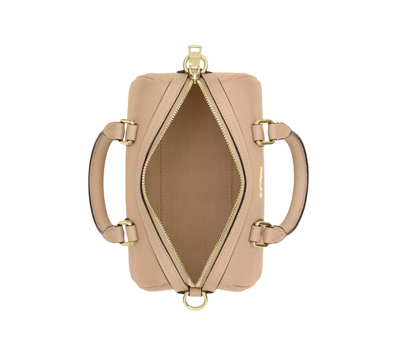 Coach Women's Mini Rowan Crossbody Bag In Signature Leather Gold/Oat