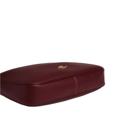 Coach Women's Ella Shoulder Bag Gold/Maroon