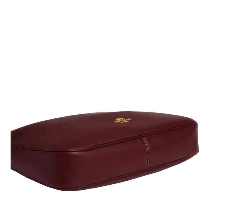 Coach Women's Ella Shoulder Bag Gold/Maroon