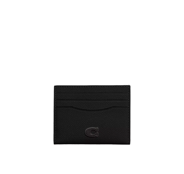 Coach Women's Card Case Black