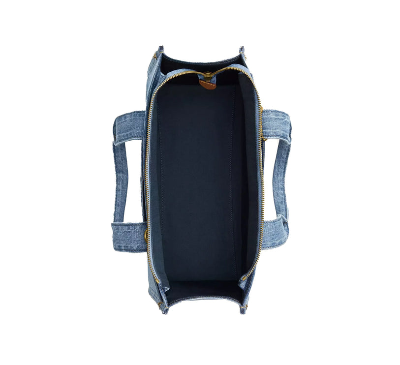 Coach Women's Cargo Tote Bag Brass/Indigo