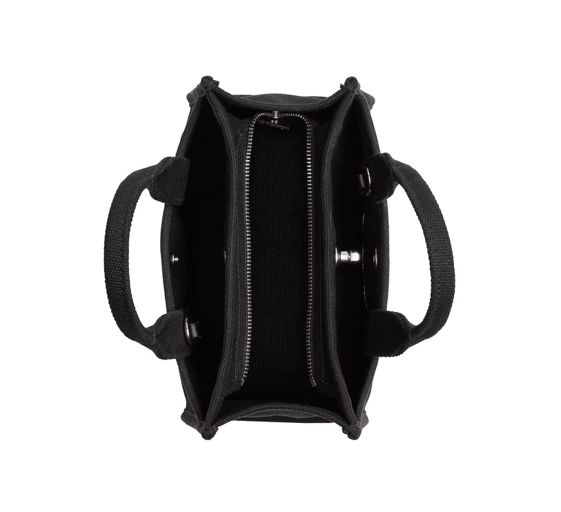 Coach Women's Cargo Tote Bag 20 Silver/Black