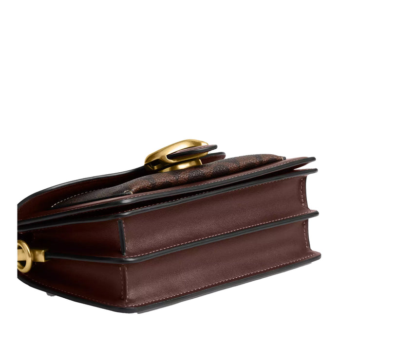 Coach Women's Tabby Shoulder Bag 20 In Signature Canvas Brass/Maple